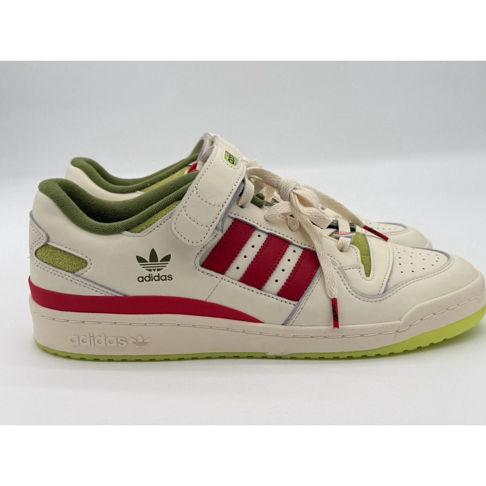 Men's Size 12 - adidas Forum Low Dr Seuss The Grinch ID3512